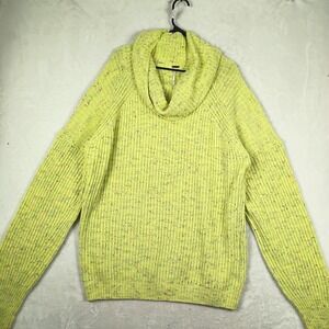 Free People Sweater Womens Medium Confetti Cowl Neck Chunky Boho Gorpcore